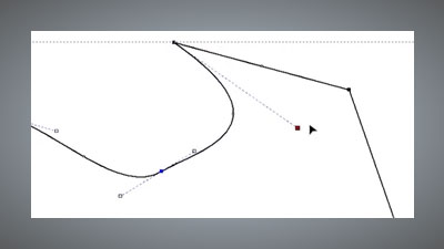 Dynamic vector node editing controls