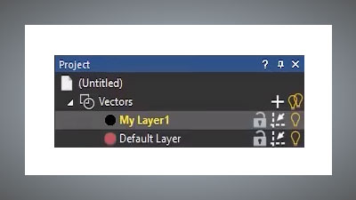 Vector layers Palette