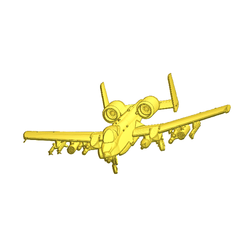 Tomcat fighter plane relief model